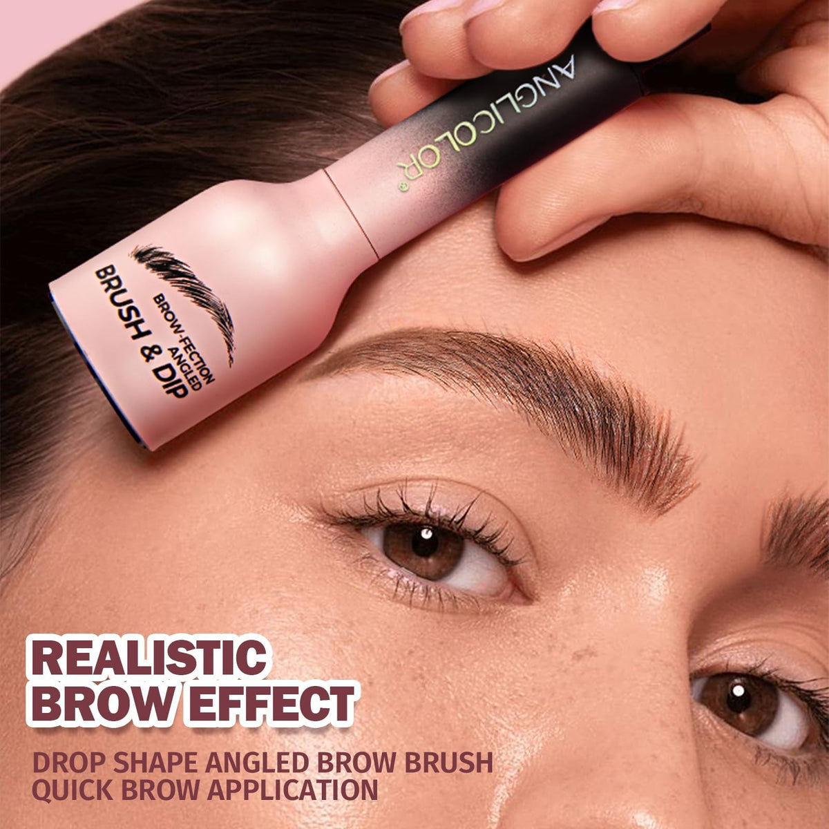 Anglicolor Brow Fection Angled Brush,Microblading Eyebrow Pen,Natural Brows Eyebrow Pen,Easy To Color,Long Lasting,Quick Drying,Natural Shaping Outlining Filling Eyebrow Makeup Upgrade (01#Blond)