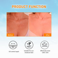 Oumun Sunscreen SPF 50+,PA++++,Face Sun Cream SPF 50,Hydrating Sun Cream,Suncream Factor 50 for F-ace,UVA & UVB Protection Spf 50 Face Moisturiser,Ultra Light & Waterproof Travel S-un C-ream