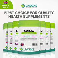Lindens Garlic Odourless Capsules - 1000mg (700mcg Allicin) - 1000 Capsules 1000 Days’ Supply - UK Manufacturer, Letterbox Friendly