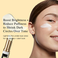 Advanced Snail Peptide Eye Cream Stick, Collagen Anti Wrinkle Eye Balm Stick, Under Eye Cream for Dark Circles and Puffy Eyes, Eye Bags Remover, with Snail Mucin+Niacinamide+Collagen, 3g
