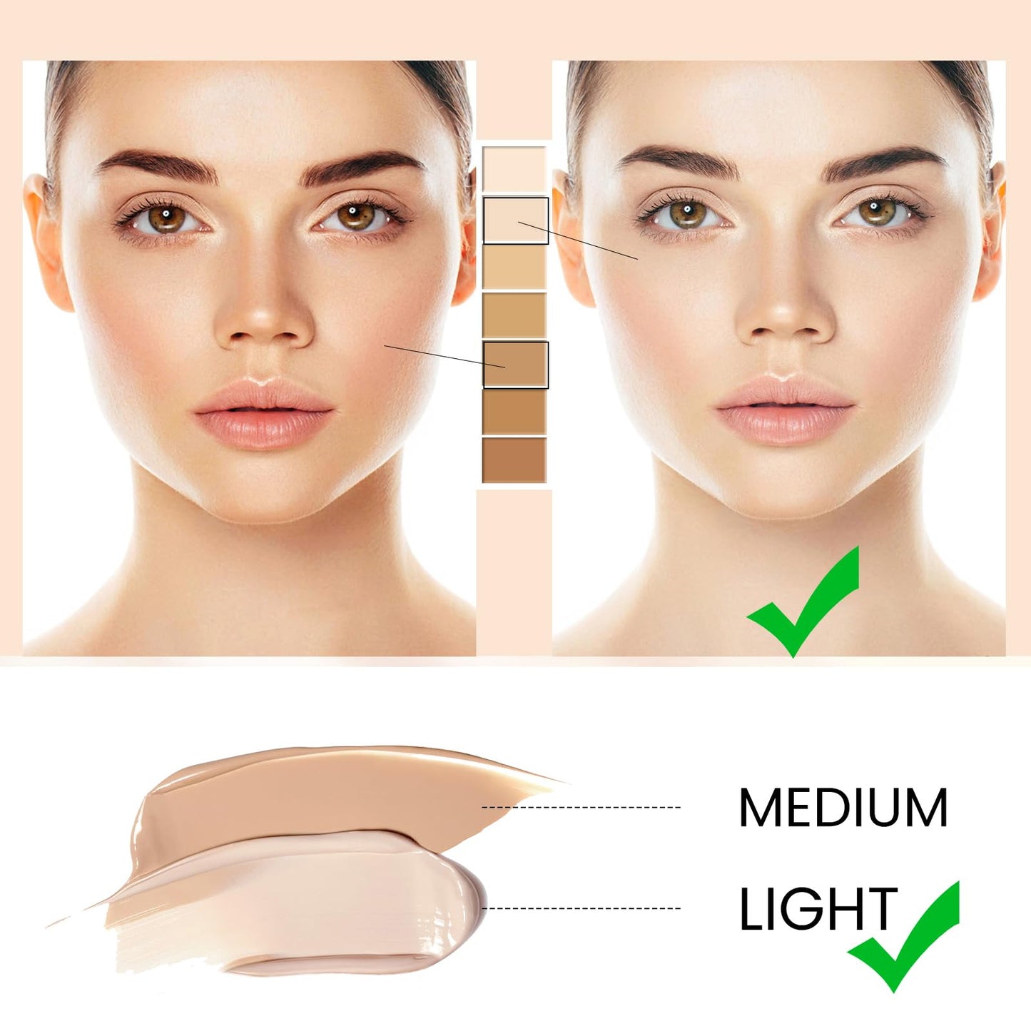SHEBEEDO CC Cream,CC+ Cream Foundation Natural Concealer, Anti-Aging Color Correcting Full Coverage Foundation, Moisturizing Moisturized Skin Foundations, Make Your Skin But Better