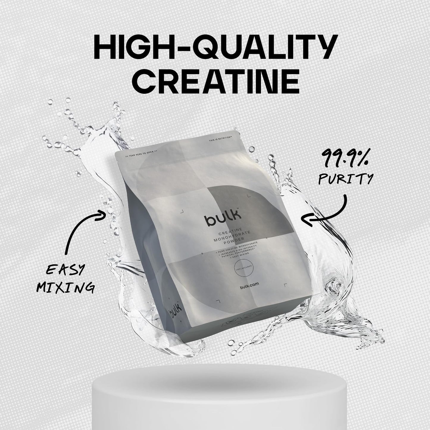 Bulk Creatine Monohydrate Powder, Unflavoured, 100 g