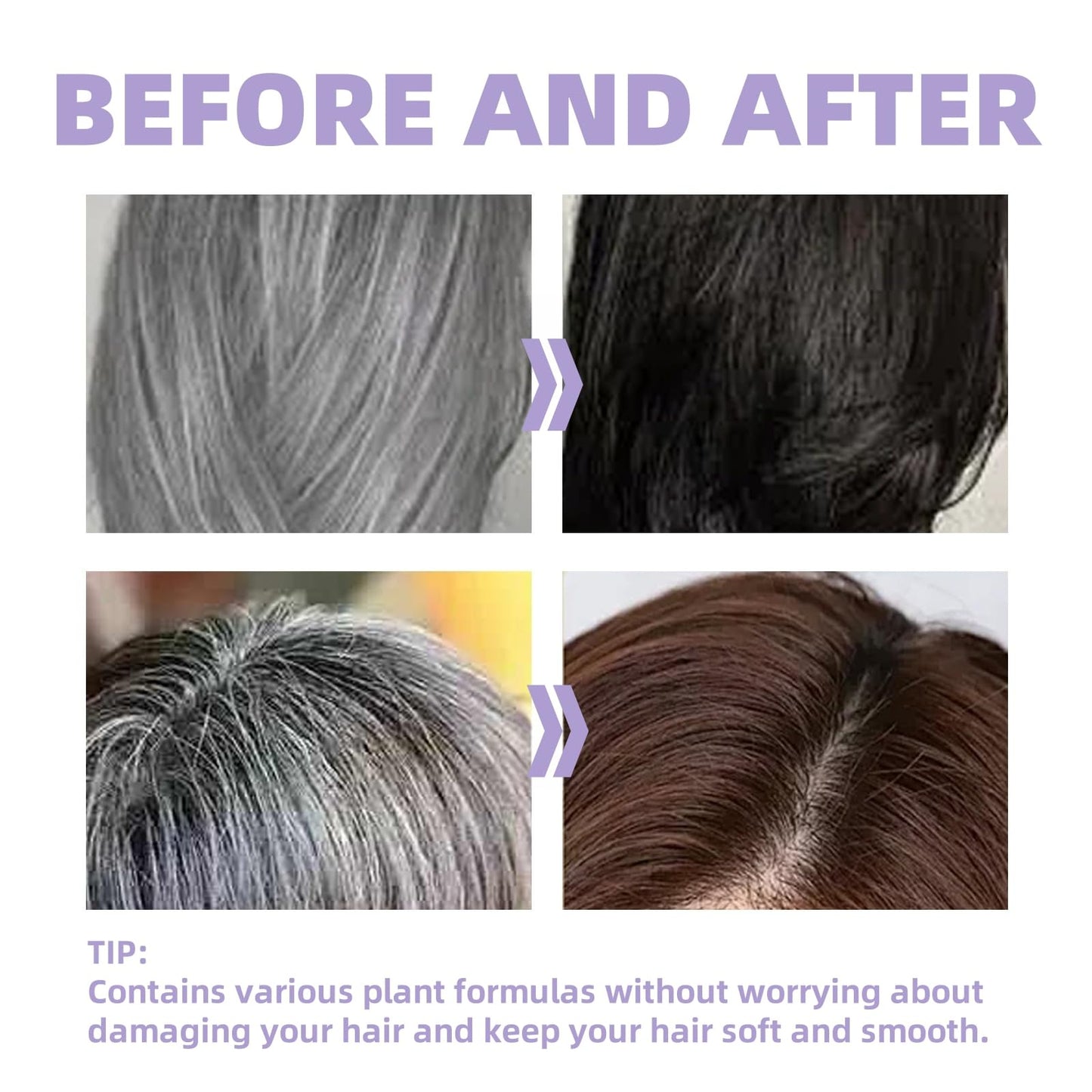 Fankayi Polar Hair Dye Shampoo,Colour Shampoos Care,Colouring Shampoos,Anti Grey Shampoo,Fast and Effective Dyeing,Cover Grey Hair,Persistent Color Locking,Deep Nutrition,Easy to Use,Save Time and Effort
