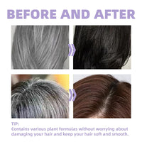 Fankayi Polar Hair Dye Shampoo,Colour Shampoos Care,Colouring Shampoos,Anti Grey Shampoo,Fast and Effective Dyeing,Cover Grey Hair,Persistent Color Locking,Deep Nutrition,Easy to Use,Save Time and Effort
