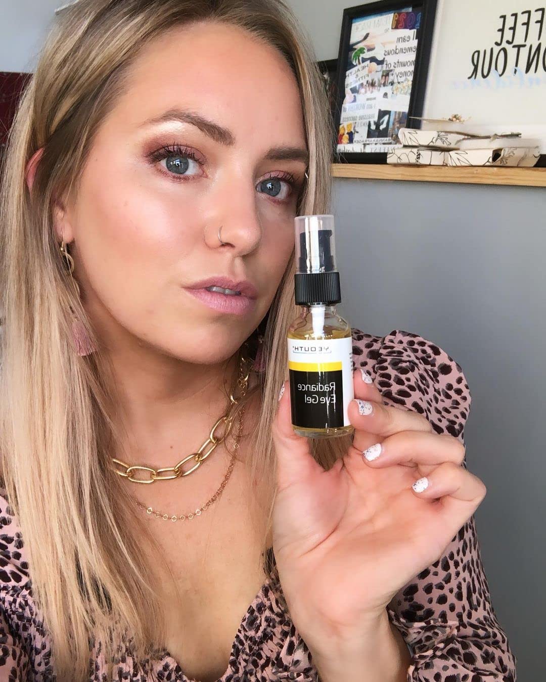 YEOUTH Eye Gel with Hyaluronic Acid, Radiance Under Eye Gel for Puffiness, Dark Circles & Eye Bags, Hydrating Eye Skin Care, Anti Aging Skin Care for Women & Men, Night Eye Gel