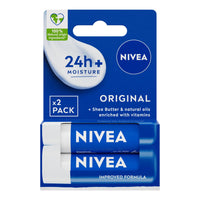 Nivea Original Lip Balm duo pack x 2, 4.8 g
