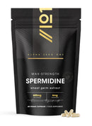 ALPHA01 Spermidine Wheat Germ Extract – 600mg per Capsule - 6mg Spermidine High Strength Supplement – 60 Vegan Capsules (2 Months Supply) by Alpha01