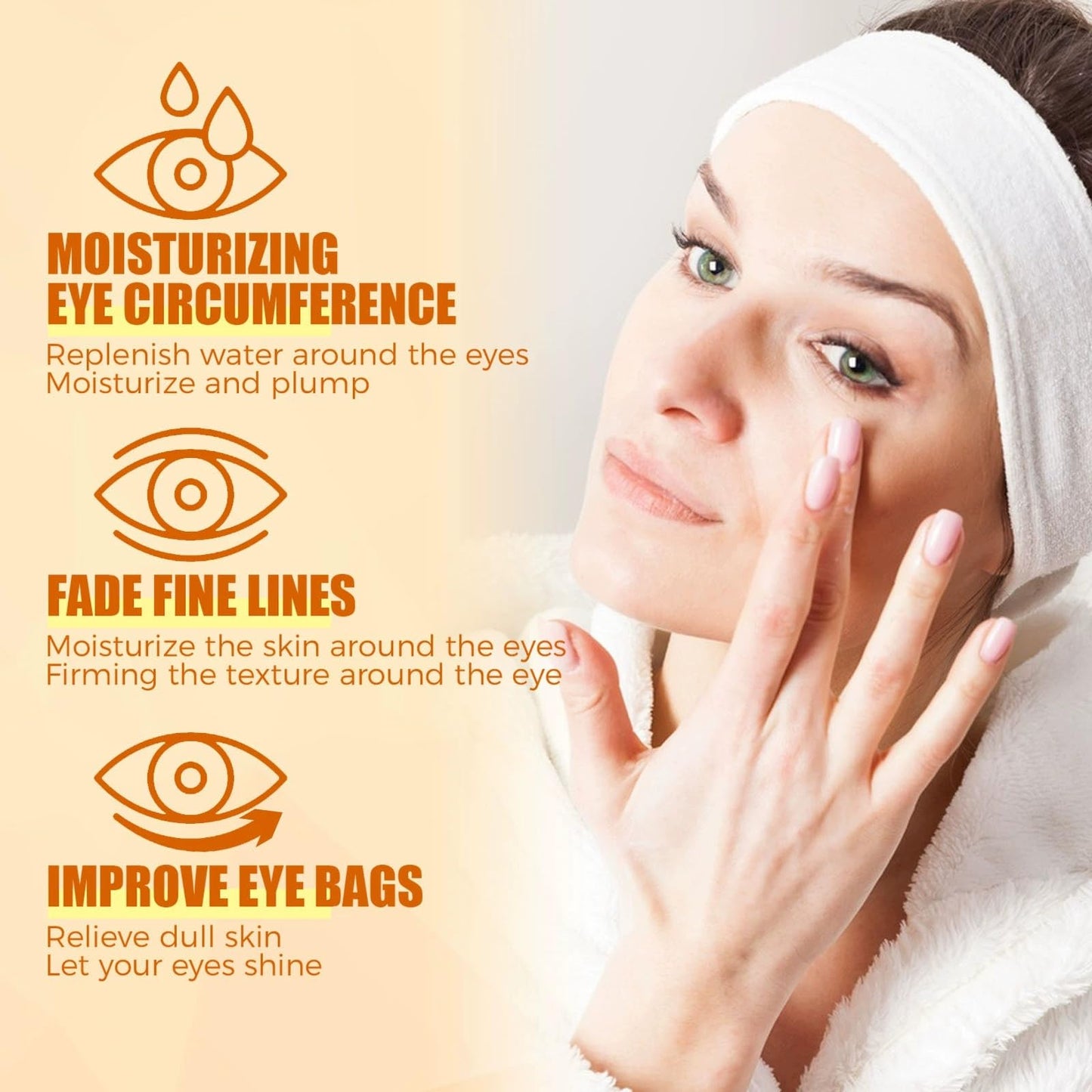 OuXing Eyelift Serum Mango Revitalize Eye Cream,eye cream for dark circles and puffy eyes,Hyaluronic Acid Repair Cream,eye bag crea-m,Wrinkles Eye Creams Oil Essence Firming Crea-m,eye tightening cre-am