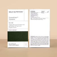 Wild Nutrition Food-Grown Turmaforte Turmeric Capsules | Full Spectrum Turmeric | Ethically Sourced | Anti Inflammatory, Antioxidant, and Immune Support | 60 Capsules