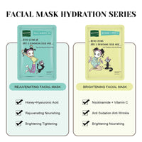 6Pcs Sheet Masks,Hydrating Face Mask Set for Teenage Girls,Face Mask Skincare,Moisturising and Firming Nourishing Face Masks - Soothing Sheet Face Mask