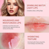 Siyinzu 3PCS Duck Plumping Lip Gloss,Plump Lip Gloss,Plumping Lip Oil,Lip Plumping Lip Gloss,Long Lasting Lip Plumper,Non-Sticky Lip Plumper Gloss,Moisturizing Lip Plumping Gloss,Lip Gloss Sets for Women,B