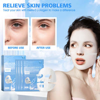 Allony Biodance Bio-collagen Real Deep Mask, Bio Collagen Face Mask, Bio Collagen Mask Overnight, Deep Hydration, Firming and Repairing(4pcs)