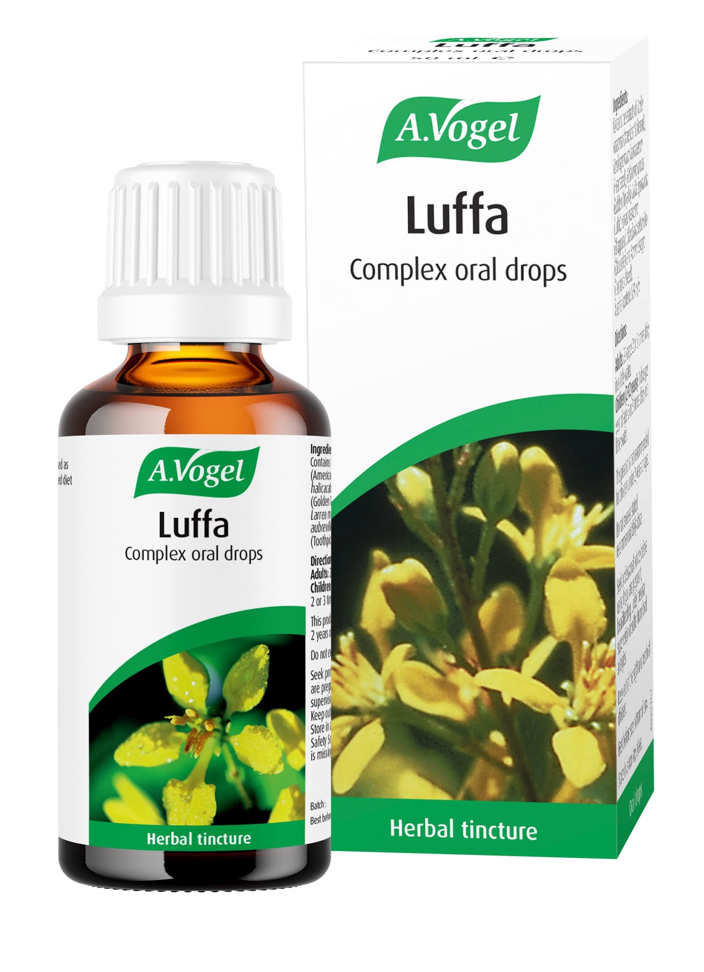 A.Vogel Luffa Complex Drops | Herb Tincture | Extract of 7 Tropical Herbs Including Luffa | Suitable for Vegans | 50ml