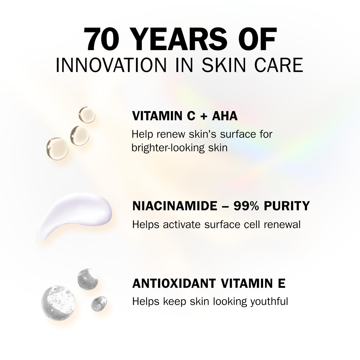 Olay Vitamin C Face Moisturiser Day Gel Cream with AHA, Skincare with Niacinamide 99% Purity and Vitamin E Brightening Skin Care: Anti-Dark Spot Action, Evens, Hydrates Non-Greasy, Non-Sticky 50ml