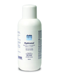 Hydromol Bath and Shower Emollient 500 ml, for the Management of Eczema, Dermatitis, Psoriasis and Other Dry Skin Conditions