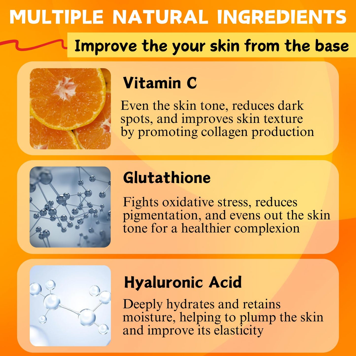 ISBEAUSOLS Vitamin C Oil, Body Oil for Women, Natural Vitamin C Face Oil, Massage Body Oil for Dry Skin, Multi-Use Oil for Moisturizing & Nourishing, Anti-Wrinkle Vitamin C Moisturiser, Body Skin Care, 75ml