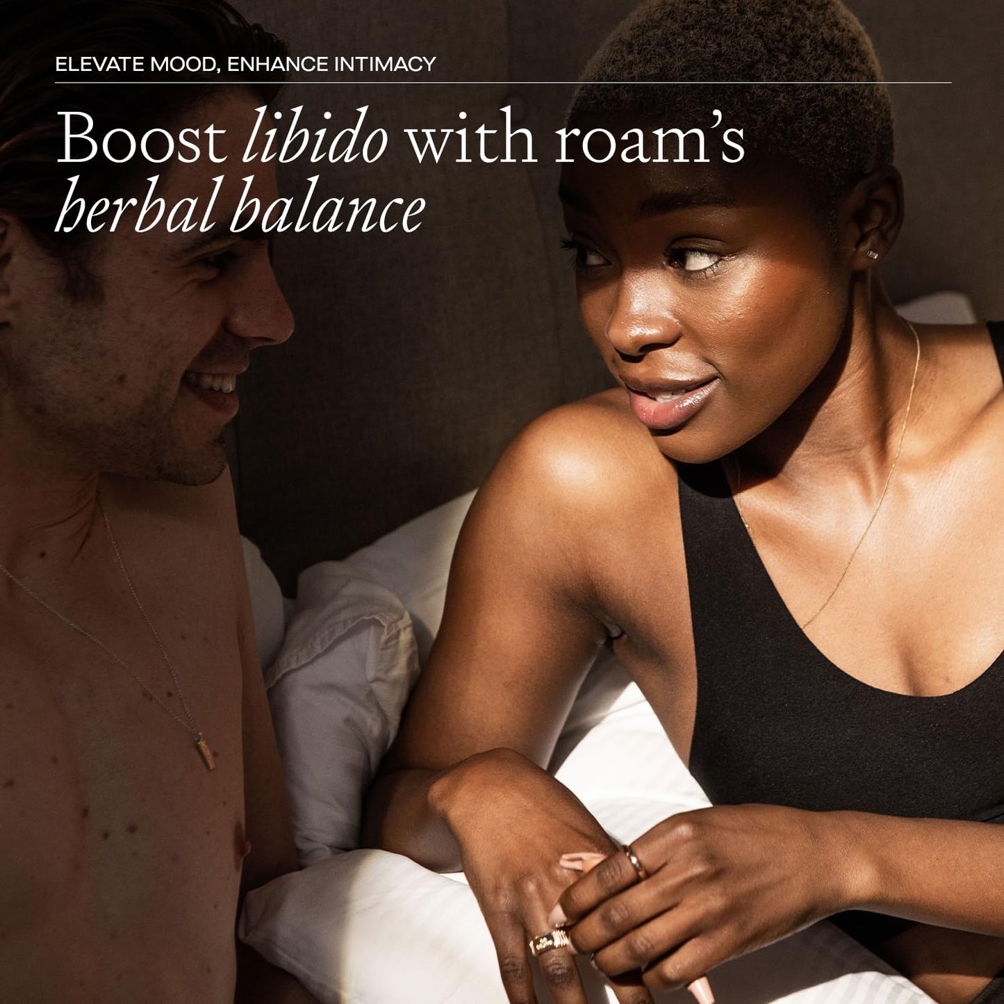 Roam Libido Supplement for Her, Libido Booster for Women Supports Arousal + Desire with B2/B6 Vegan Capsules with Maca, Ashwagandha and Fenugreek - 30 Food Supplements (Month Supply)
