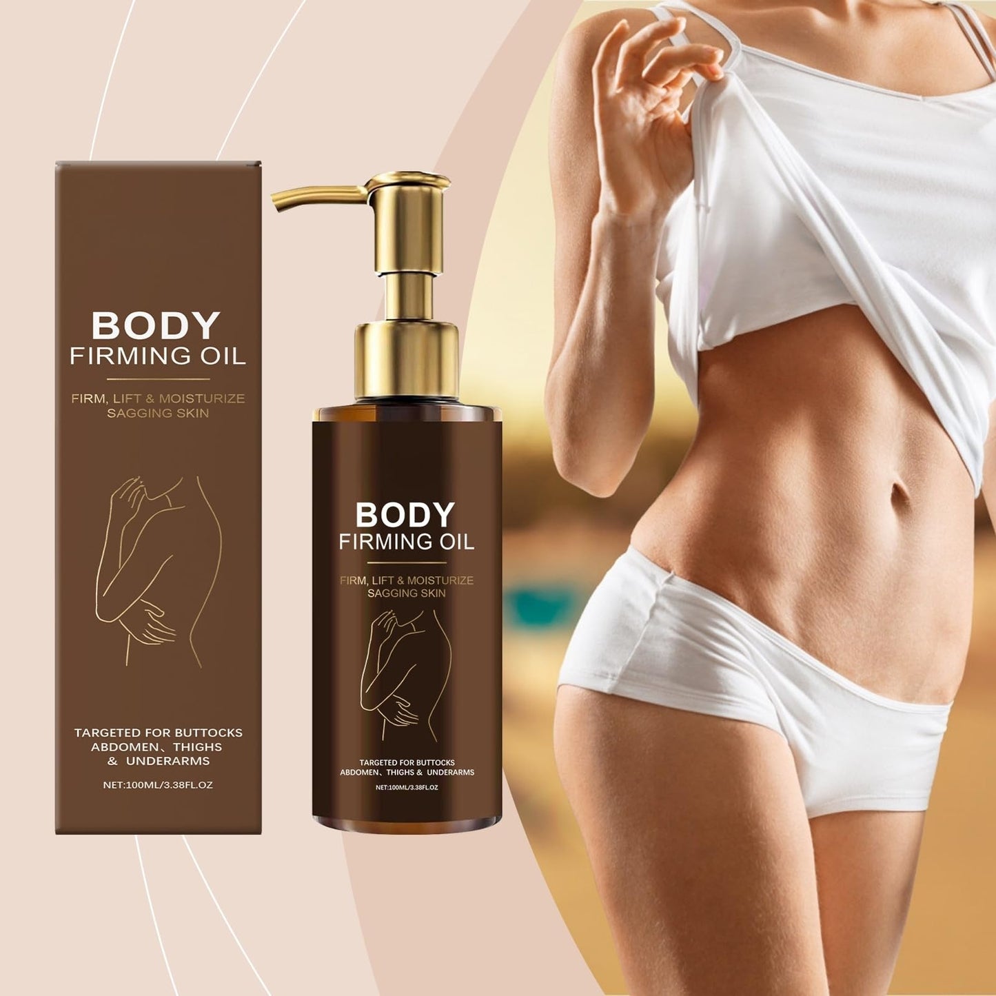 Xunzhi Magic Body Firming Oil 100ml,Magic Luxury Body Oil,Firming Bo/dy Lotion,Collagen Lifting B/ody O/il,M/agic Massage O/il,Hydrating B/ody Tightening Lotion,Bo/dy Moisturizing Oi/l,Moisturizing L/otion