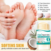 Yoowan Coconut Heel Balm Stick,Foot Cream for Very Dry Feet,Cracked Heel Repair Cream,Foot Moisturiser,Fo-Ot Cre-Am For Hard Skin,Softening & Removing Hard Skin,Deep Moisturizing,For Body Hands&Feet Knees
