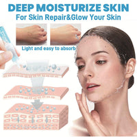 7Pcs Hyaluronic Acid Micr-oneedling Serum,Hyaluronic Acid Concentrated Ampoules,Hyaluronic Acid Serum for Face Micr-oneedling Serum,Hyaluronic Acid Micr-oneedling Serum,Hydrating Face Serum for Women