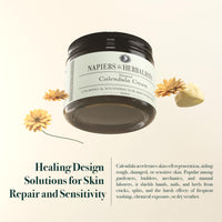 Napiers Calendula Flower Skin Cream - Natural & Gentle Moisturiser for Face and Body - Soothes Dry, Irritated Skin - 100ml