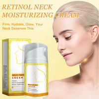 Ledeak Neck Firming Tightening Cream, Moisturizing Anti-Aging Retinol Neck Cream for Reduce Wrinkles, Fine Lines, Hydrating Tighten and Lift Creams, Firm and Lift Sagging Skin