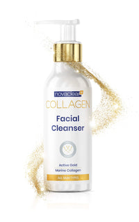 Novaclear Collagen Facial Cleanser - With Marine Collagen and Active Gold