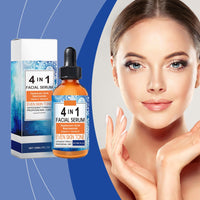 AuraBeen 4-in-1 Serum, Vitamin C, Hyaluronic Acid, Vitamin E & Niacinamide, Targets Pigmentation & Signs of Aging, 30ml