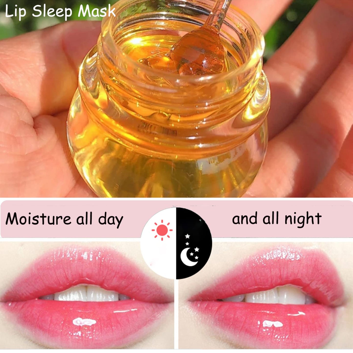 Tongyend Lip Sleeping Mask Lip Mask Overnight Strawberry Lip Masks Skincare Lip Oils,Lip Moisturiser for Dry Chapped Peeling Cracked Lips Fades Lip Lines,Lip Balm Locks In Moisture Lip Care 20g-Strawberry01