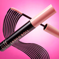 e.l.f. Lash 'N Roll Mascara, Curling Mascara for Visibly Lifted Eyelashes, Lifts and Separates Eyelashes, Long-Lasting Formula, Vegan & Cruelty Free, Deep Brown, 9.2 g