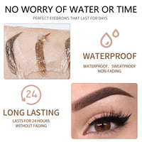 GEEWHILE Eyebrow Gel Dark Brown Brow Gel, Eyebrow Tint Kit Dye Brow Pomade, Long-Lasting Waterproof Eye Brow Pigment with Brush (#2 Cool Blonde)