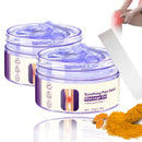 2Pcs Joint Pain Relief Gel Purple Soothing Massage Gel for Joint Activities Throughout The Body, with Emu Oil & Turmeric, Effective Soothes Knees, Hands, Neck, Lumbar, and Feet