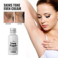 TONISABERY Skin Bleaching Cream,Whitening Body Lotion for Intimate Area,Snow Bleach Cream for Underarms,Underarm and Inner Thigh Cream for Body,Skin Lightening Bleaching C-ream,Private Parts Whitening,30ML