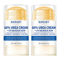 HERBINSOLS 2Pcs Urea Foot Cream - Urea Cream 60 Percent For Feet Plus 2% Salicylic Acid - Cracked Heel Repair Cream - Foot Cream For Calluses And Dry Hard Skin - Urea Moisturiser For Hand Foot Care