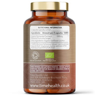 New: Organic Fermented Turmeric – 120 Capsules – Highly Bioavailable – Nutrient Rich – Vegan – UK Made Supplement – GMP Standards – Zero Additives (120 Count (Pack of 1))