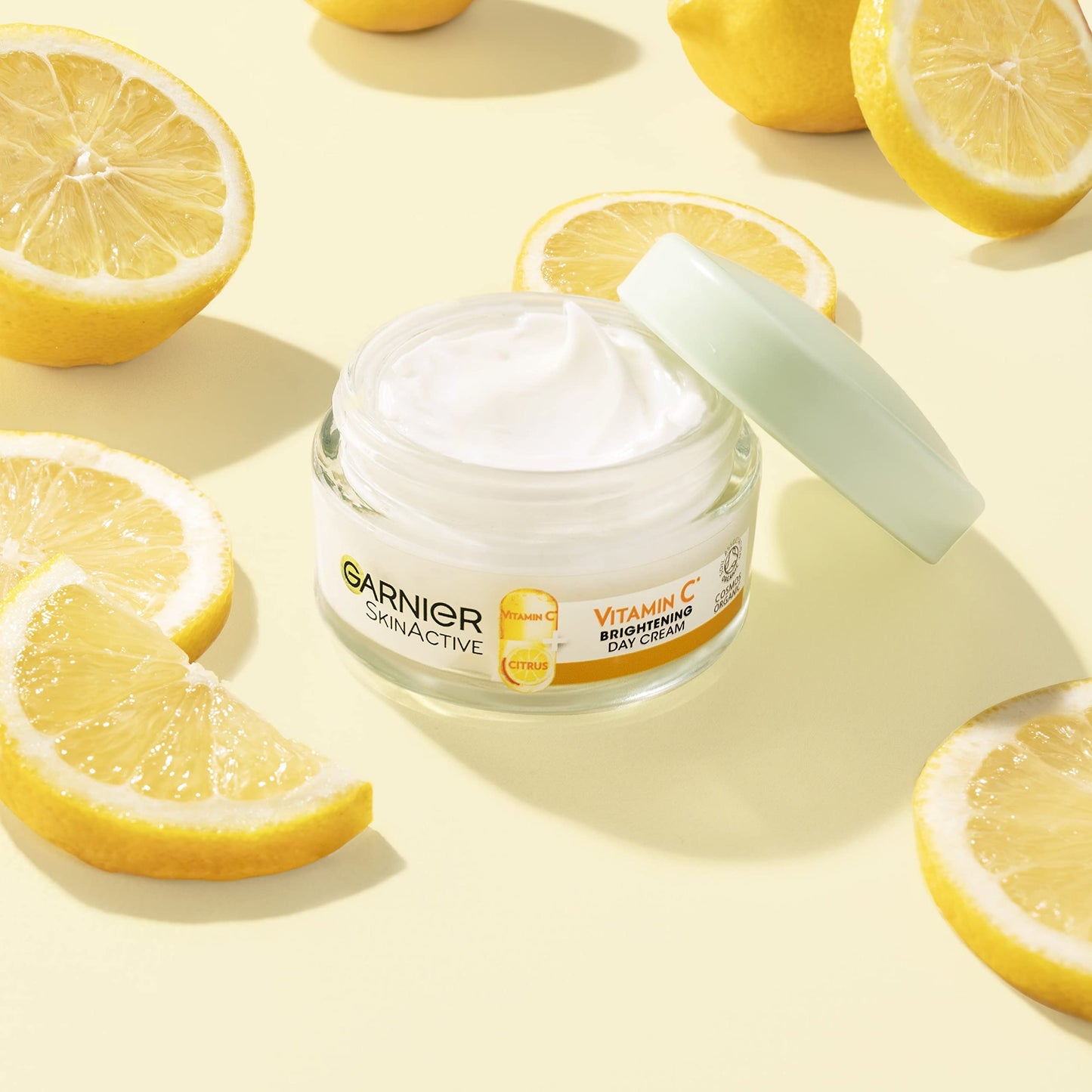 Garnier Vitamin C Brightening Day Cream 50ml, Face Moisturiser to Nourish Skin, Smooth Lines & Boost Glow, With Vitamin C and Super Citrus For Radiant, Healthy Skin