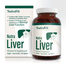 NUTRA Liver - Liver Support Vitamins - 60 Tablets | Hangover Tablet | Providing a Liver, Cleanse, Detox & Repair - by NutraVit