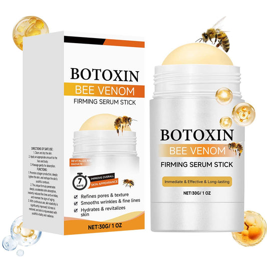 Bee Firming Serum Stick – Skin Care Cream with Bee Serum, Downplay Wrinkles, Firms Face & Body, Suitable for All Skin Types