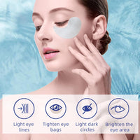 NLFOX Under Eye Mask - Hyaluronic Acid Under Eye Patches - Collagen Moisturizing Eye Masks Skincare for Puffy Eyes - Dark Circles Hydrating Anti-aging - Revitalize,Eye Gel Pads for All Skin Types