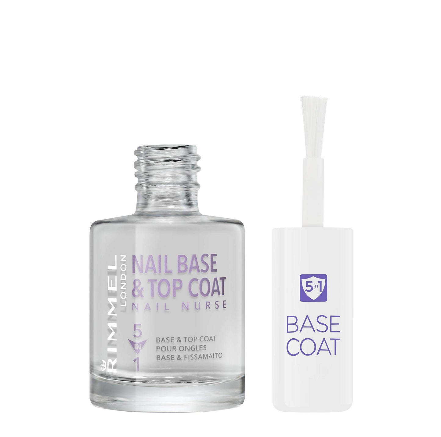 Rimmel London Nail Base & Top Coat, 12ml