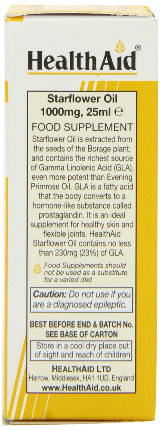 HealthAid Starflower 25ml Vegan Oil