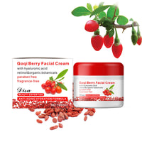 Goji Berry Facial Cream Wolfberry Facial Cream Nourishing Hydrating Skin Lightening Anti-Wrinkle Anti-Aging Skin Care Face Moisturiser 100g