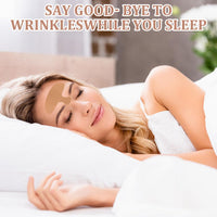 MADGININE 10 Pieces Forehead Wrinkle Patches,Wrinkle Patches High Elasticity Japanese Face Tape Moisturizing Face Tape Available for Both Men and Women Suitable for Forehead and Facial Wrinkles