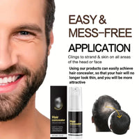 Hair Concealer,Hair Loss Concealer,Root Touch Up Hair Color,Water & Sweat Resistant Hair Loss Con-cealer,Easily Cover Loose Ha-ir,R-oot Cover Up,Ha-ir Root Touch Up,H-air Fibers for Men,Root Co-ver Up