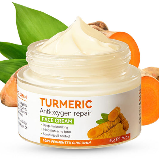 ThamGlow Turmeric Face Cream For Women, Pigmentation Removal Cream, Dark Spot Remover For Face – Hydrating Calming Formula, Soothes Redness, Balances Oil, Nourishes Dry & Sensitive Complexions
