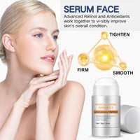 IZBEAUVO Retinol Firming Serum Stick - Retinol Eye Stick for Wrinkles & Skin Elasticity, Portable Face Tightening And Lifting with Advanced Retinol, Smooths Fine Lines & Firms Skin, 30g