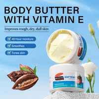 NatrLuxe Cocoa Butter Body Cream For Women – Deeply Hydrating & Nourishing Formula To Firm, Soften & Smooth Skin. Vitamin E Cream, Perfect For Daily Skin Care,Face & Body