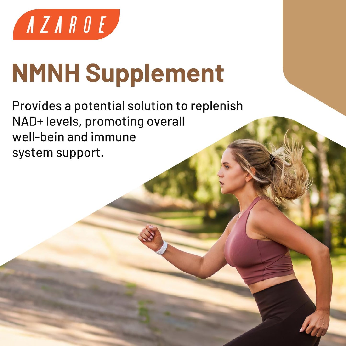 NAD Supplement Alternative, 500mg Per Serving, NAD Supplement to Boost NAD+ Levels (60 Count (Pack of 2))