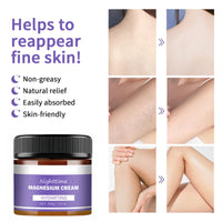 SingHao 100g Magnesium Soothing Sleep Cream,Magnesium Cream for Sleep&Muscle Relief,High Strength Magnesium Butter,Topical Night Calming&Deep Relaxation,Magnesium Soothing Sleep Cre/am for Relief Legs