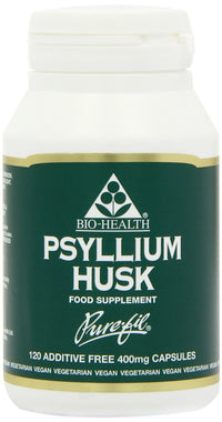 BIO-Health Psyllium Powdered Husks 400mg in Vegetable Capsules 120caps (Pack of 1)